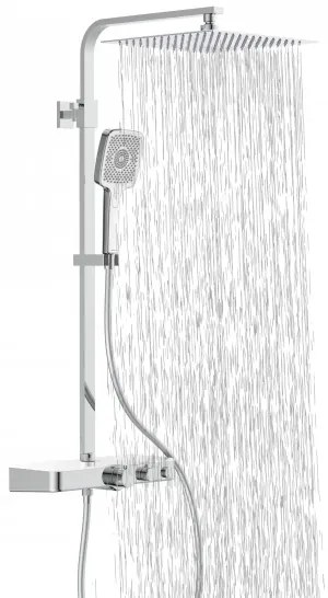 Schütte 60530 - Sprchová súprava s termostatickou batériou OCEAN, lesklý chróm