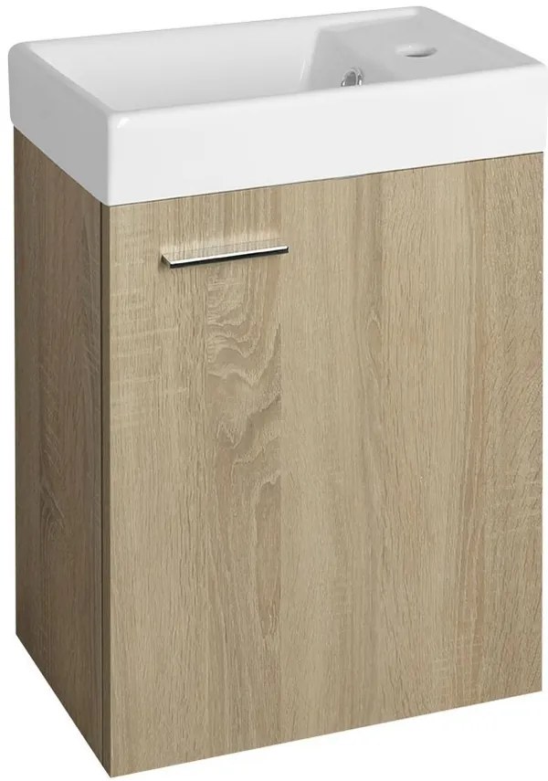 Aqualine Aqualine, Keramické umývadlo nábytkové, 40x22 cm, biela, DD4022