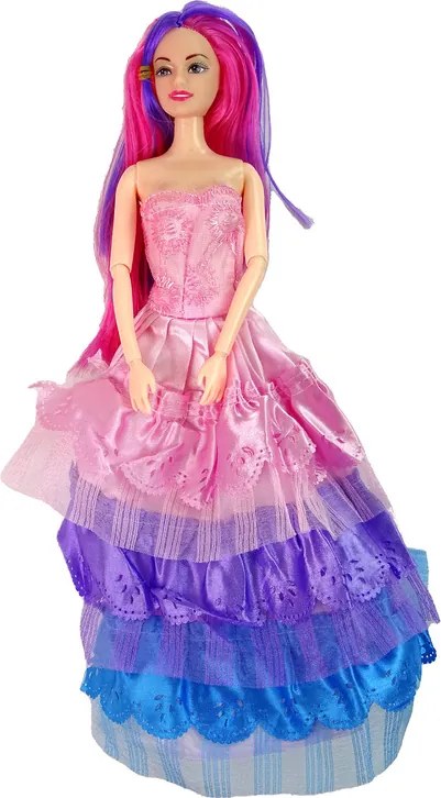 LEAN Toys Bábika princezná s bielym koníkom – figúrky a doplnky