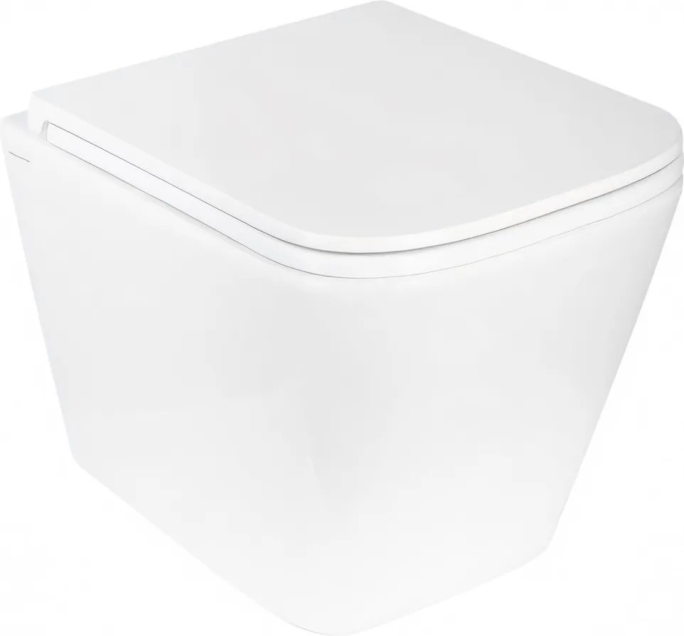 Hydroland Závesná WC misa so SoftClose sedadlom Feret Tornado, biela