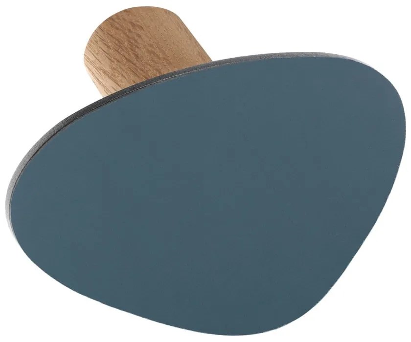 Modrý nástenný oceľový háčik Dot L Nupo – LIND DNA