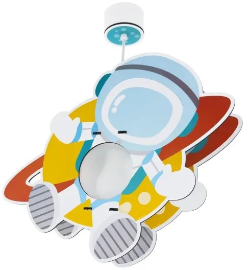 Dalber 41347 - Detský luster ASTRONAUT 1xE27/15W/230V