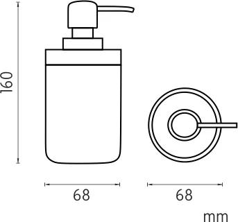 Nimco Kora - dávkovač na tekuté mydlo (KO 24031-86)