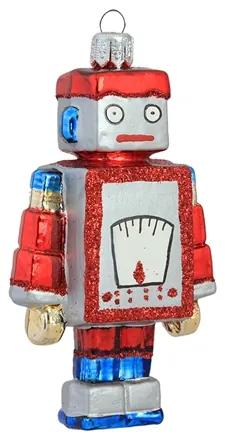 Figurine de Noël robot coloré