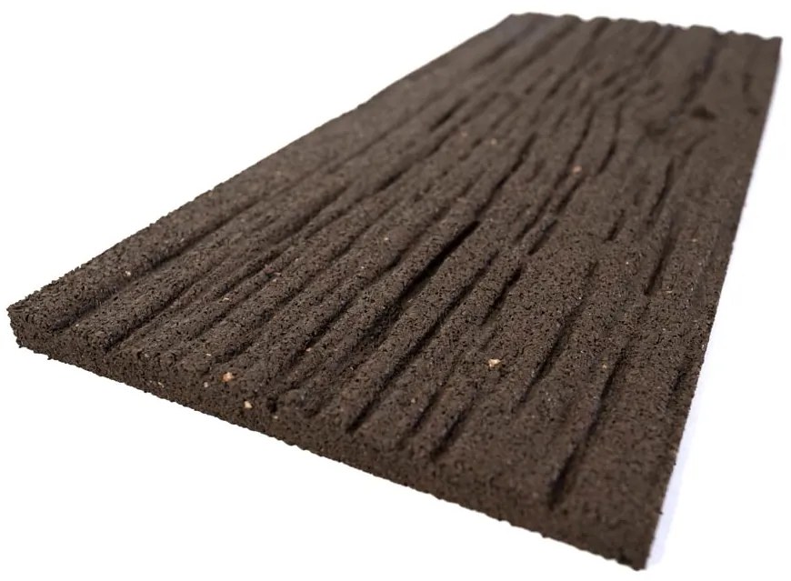 Dekoratívny záhradný nášľap Railroad Tie hnedá, gumový MHEU5000077