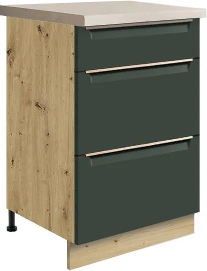 Skrinka do kuchyne Glamour9d Green