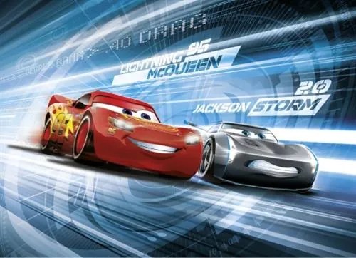 Fototapeta Disney Cars3 Simulation 254 cm x 184cm fototapety Komar 4-423