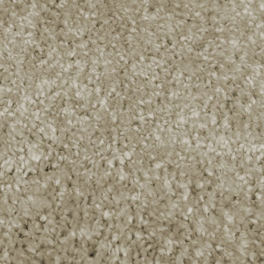 Flair Rugs, Kusový koberec Shaggy Teddy Natural, 80x150, béžová, obývacia izba