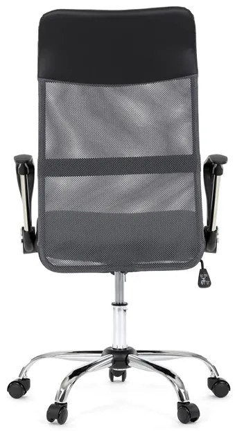 Autronic BONTEC Kancelárska stolička, hojdací mechanizmus, šedá sieťovina, KA-E305 GREY Farba: Šedá