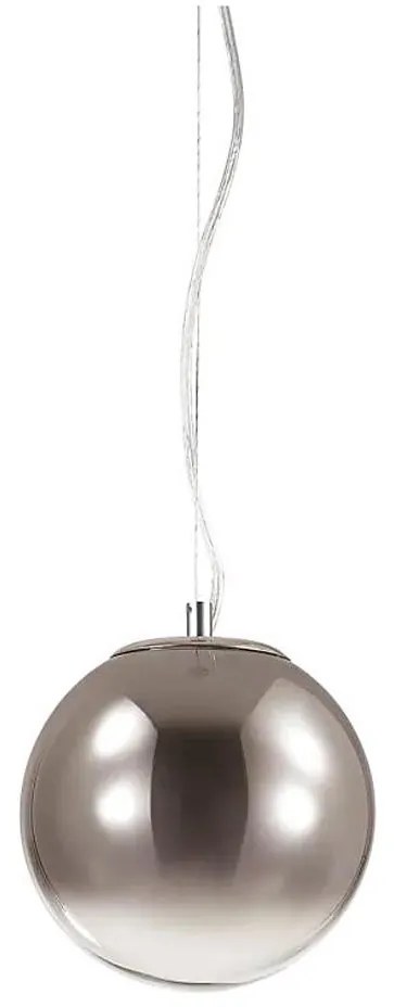 Ideal Lux - Luster na lanku MAPA 1xE27/42W/230V pr. 20 cm šedá/dymová