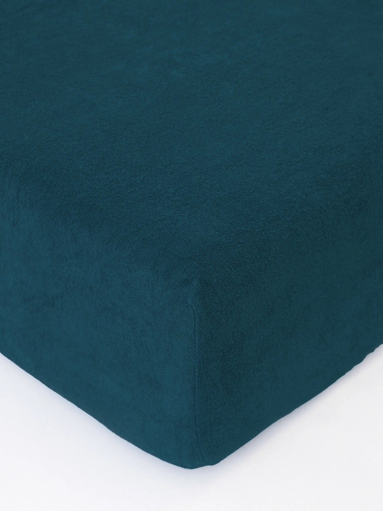Froté plachta 220 × 200 cm - petrolejová