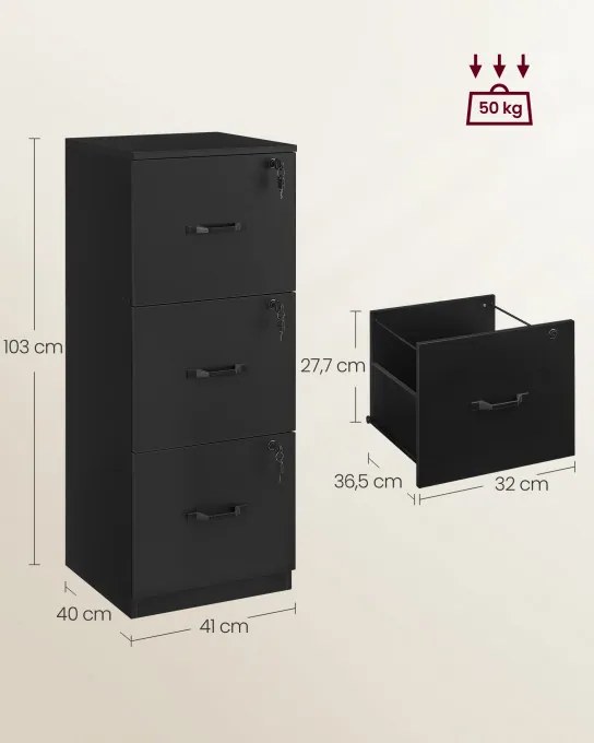 Kancelárska skrinka OFC055B16