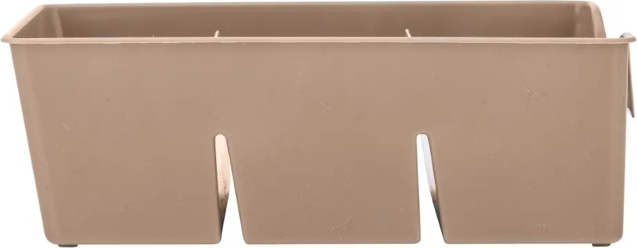 Organizér na koření v sáčcích, zásobník, BEN3 - mocha, 20x14x8