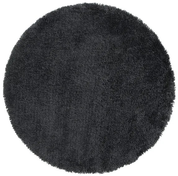 Livarno home Koberec s dlhým vlasom, 80 x 150 cm/Ø 100 cm (tmavosivá)  (100377446)