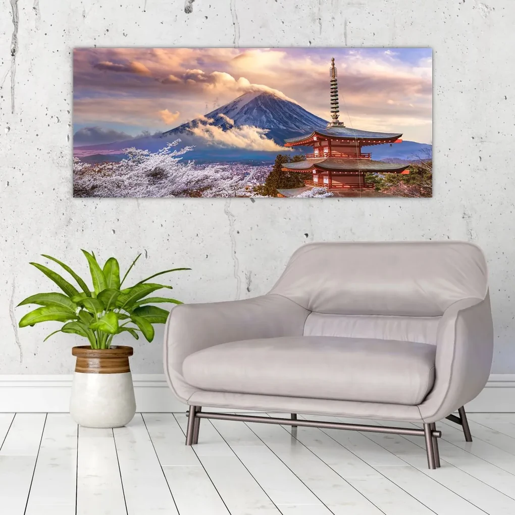 Obraz - Hora Fuji (120x50 cm)
