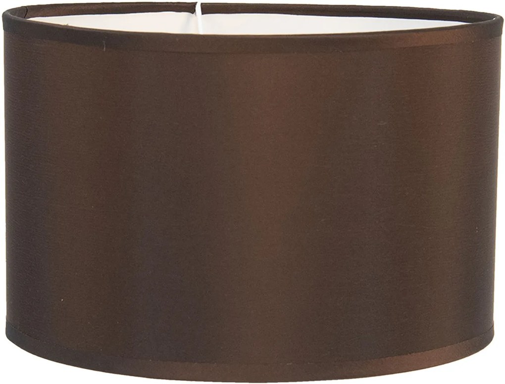 Hnedé textilné tienidlo na lampu Godard - Ø 19*12 cm