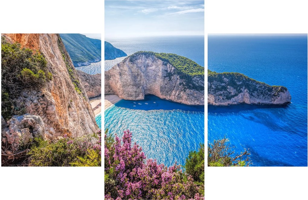Obraz - Pláž Navagio, Grécko (90x60 cm)