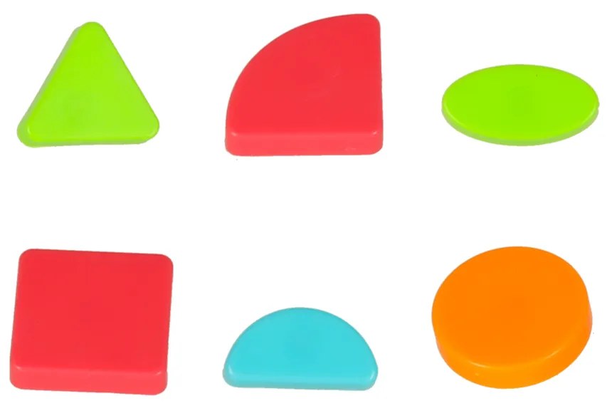 KIK Detská kreatívna mozaika 170 ks – puzzle 5 farieb, doska a 10 kariet (3+)