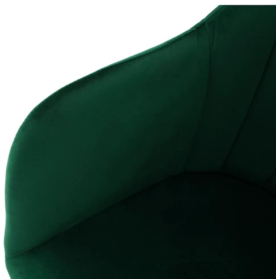 Otočné jedálenské kresielko DALIO – látka, masív, viac farieb staroružová / buk
