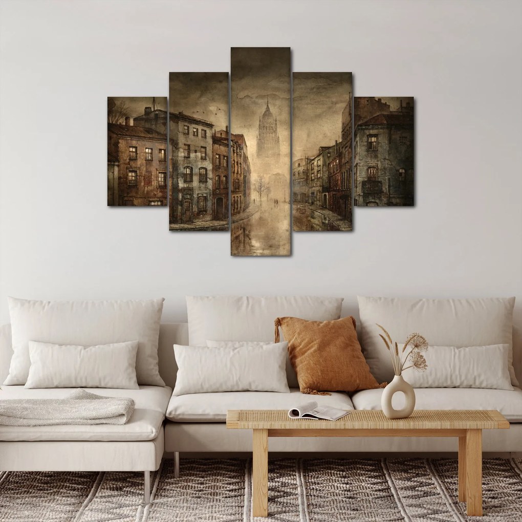 Obraz - Maľba mesta (150x105 cm)