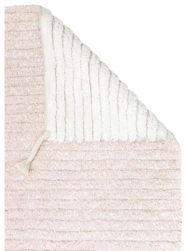 Svetloružový bavlnený koberec 120x160 cm Gelato Pink – Lorena Canals