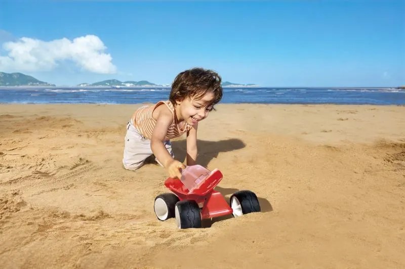 Bugina červená - hračka do piesku