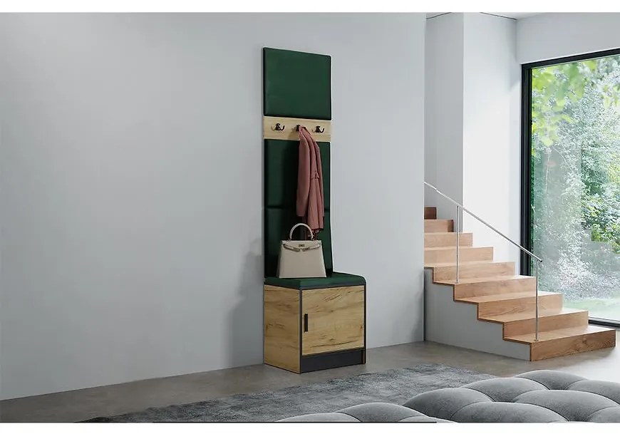 Predsieňový nábytok Roj 10 craft + Kronos 19 zelená