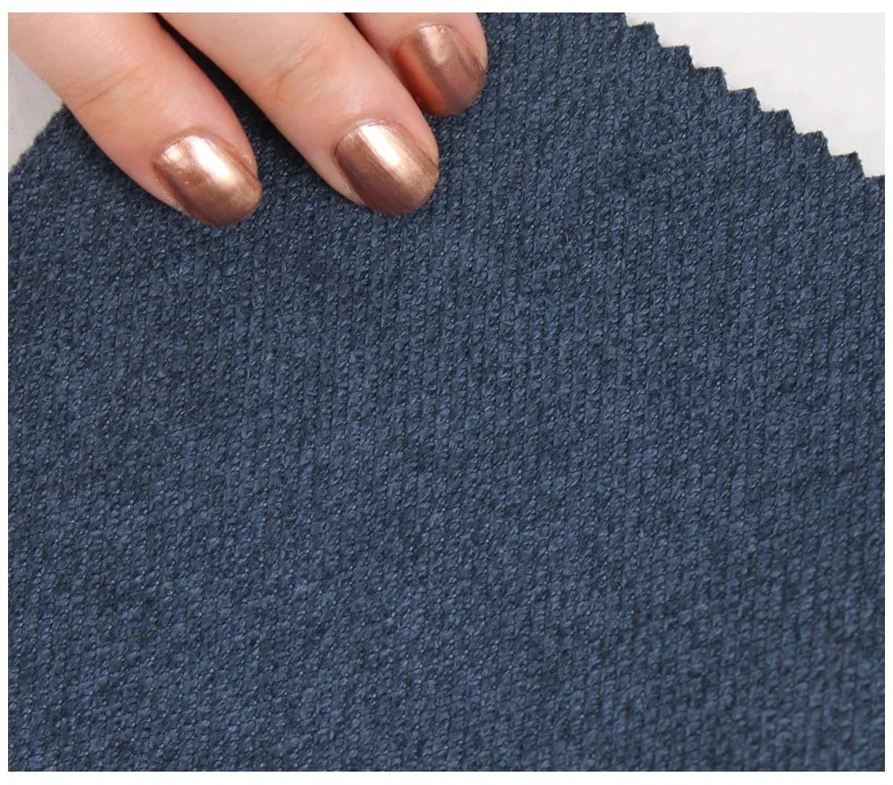 Tmavomodrý taburet Copper – Artie