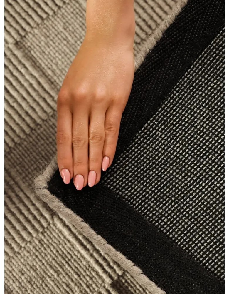 Béžový ručne tkaný vlnený behúň 80x200 cm Scala – Villeroy&amp;Boch