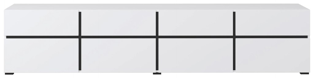 TV stolík/skrinka Crossroad W40 (čierna + biela). Vlastná spoľahlivá doprava až k Vám domov. 1118159