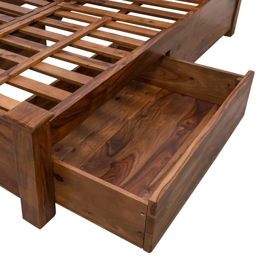 furniture-nabytek.cz - Posteľ z masívu 180x200 s úložným priestorom