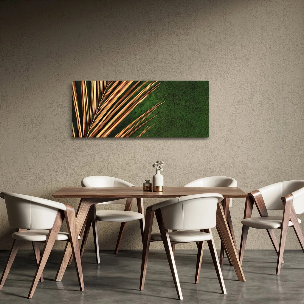 Obraz s listom (120x50 cm)