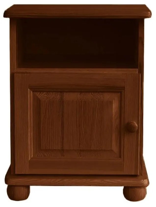 ComfortMatrace Nočný stolík z masívu GABRIEL Barva: jelša