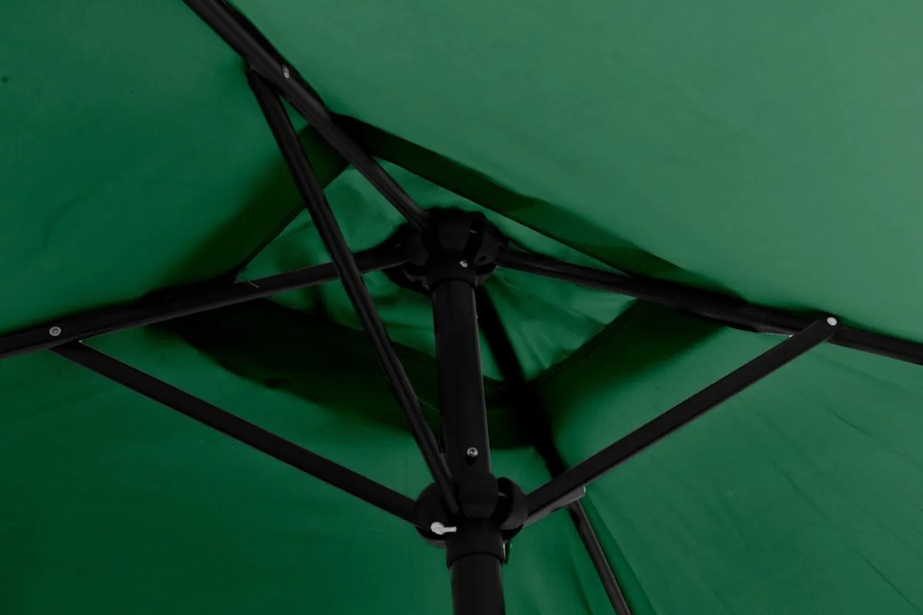 Záhradný slnečník DELISSA 200x140 cm zelený