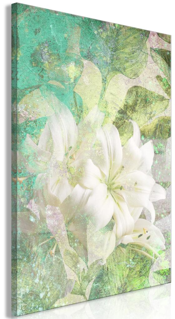Artgeist Obraz - Green Breath (1 Part) Vertical Veľkosť: 20x30, Verzia: Premium Print