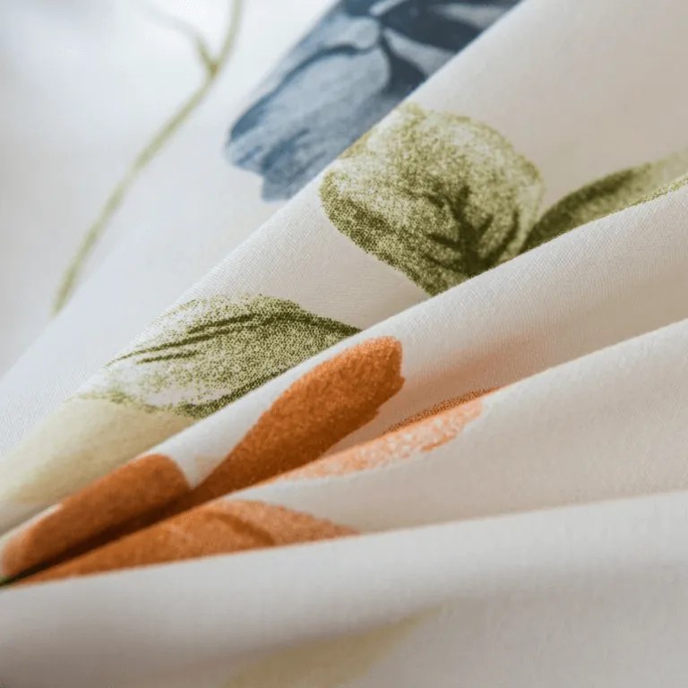 Flanelové obliečky z mikrovlákna GENTLE LEAVES krémové Rozmer obliečky: 2 ks 70 x 90 cm | 200 x 220 cm