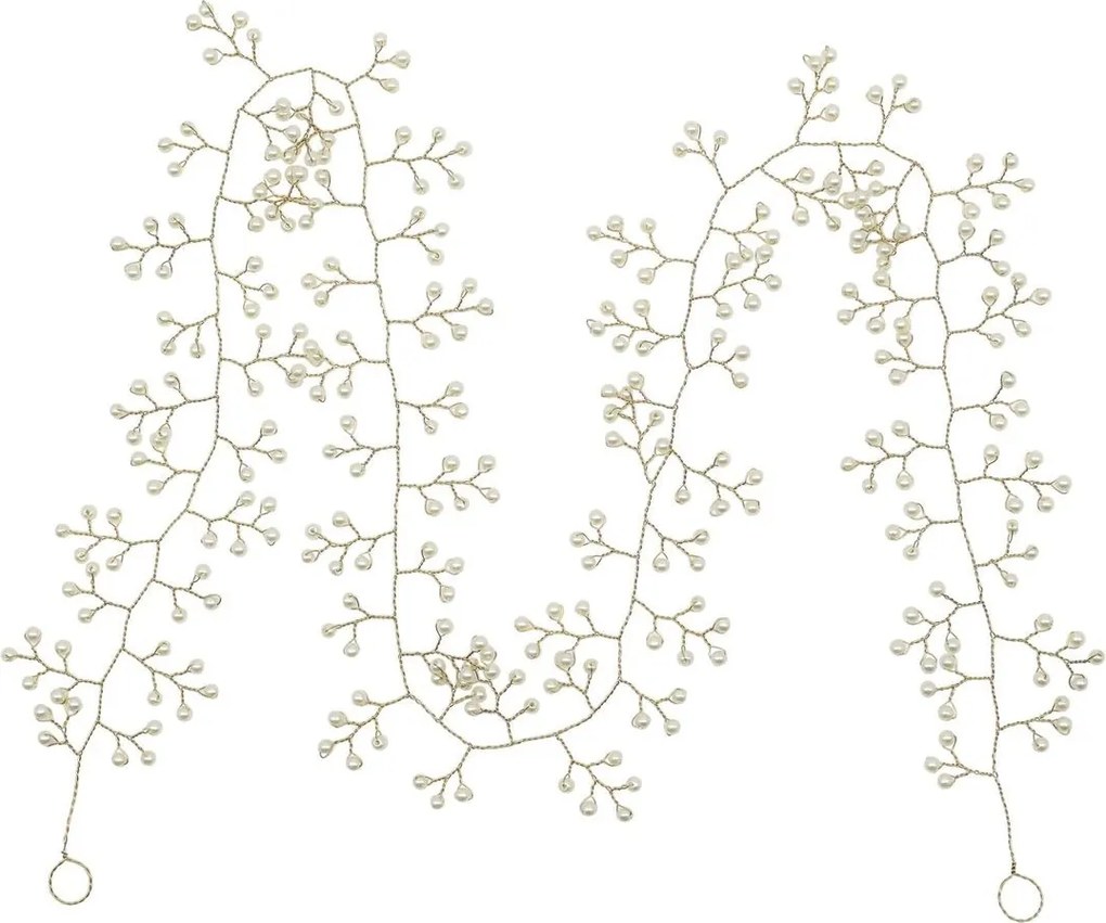 Luxusné vianočné girlanda s perličkami Glaze Forest - 100 cm