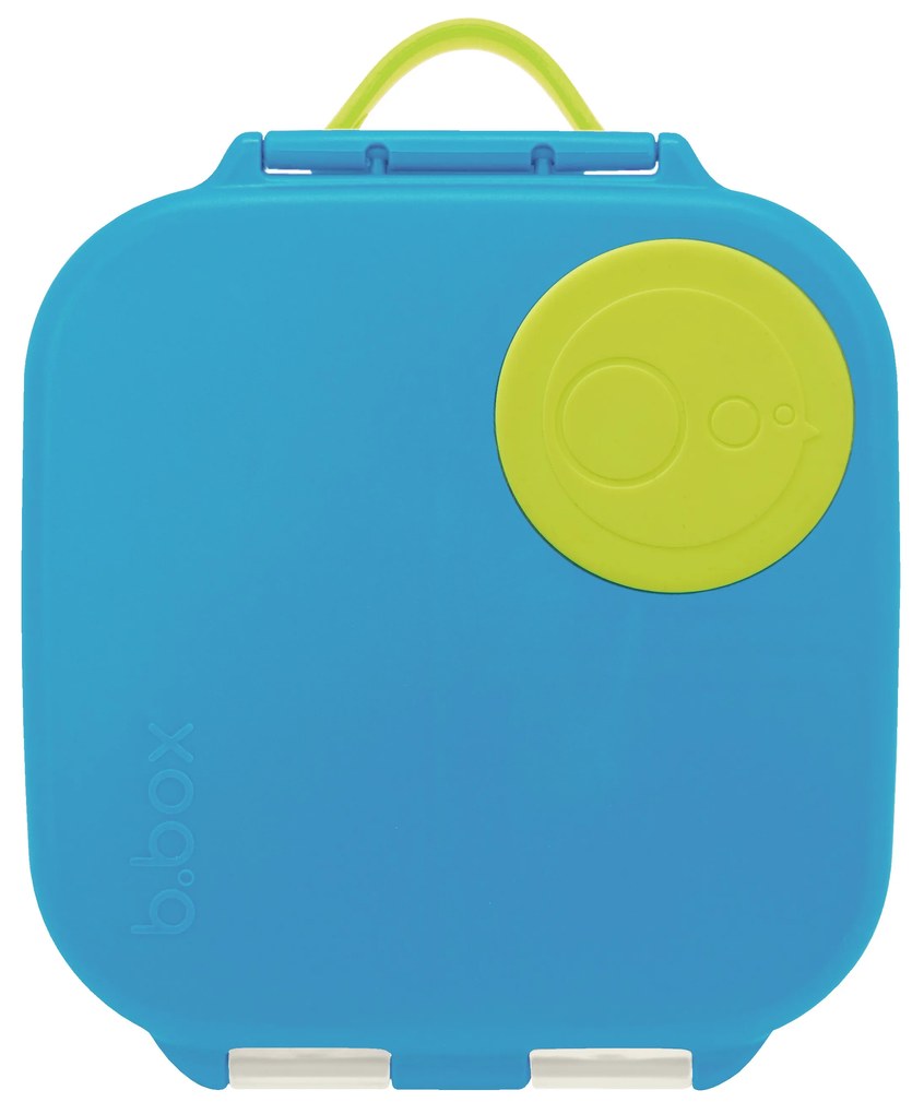 Desiatový box stredný - modrý/zelený