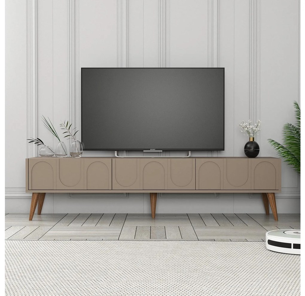 TV stolík/skrinka Bipemu 3 (orech + atlas). Akcia -20%. Vlastná spoľahlivá doprava až k Vám domov. 1095683