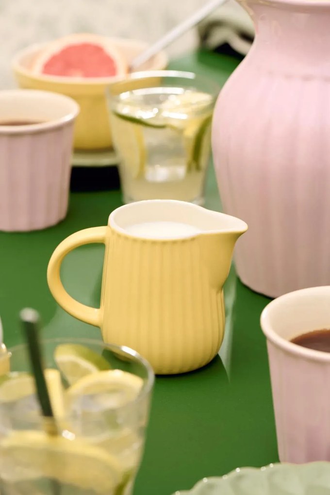 Žltý keramický džbánik 200 ml MYNTE LEMONADE