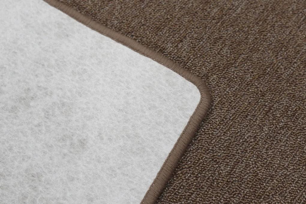 Vopi koberce Kusový koberec Astra hnedá štvorec - 400x400 cm