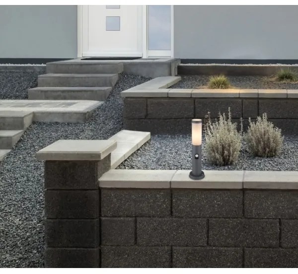 Globo 3158AS - Vonkajšie svietidlo so senzorom BOSTON 1xE27/15W/230V