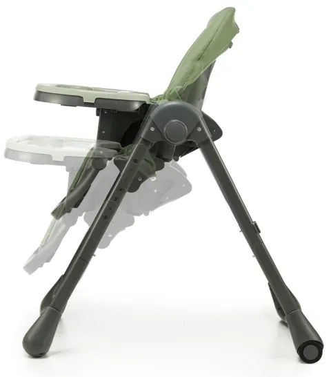 KINDERKRAFT - Detská jedálenská stolička TUMMIE zelená