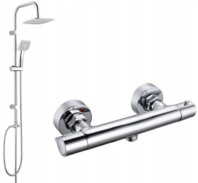 Zostava: Termostatická batéria SLIM + sprchová hlavica PG7 20KX