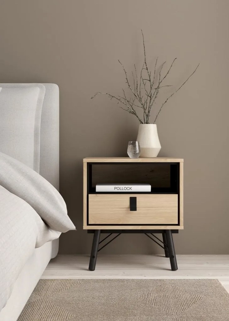 Nočný stolík Rainy 53 cm hickory Jackson