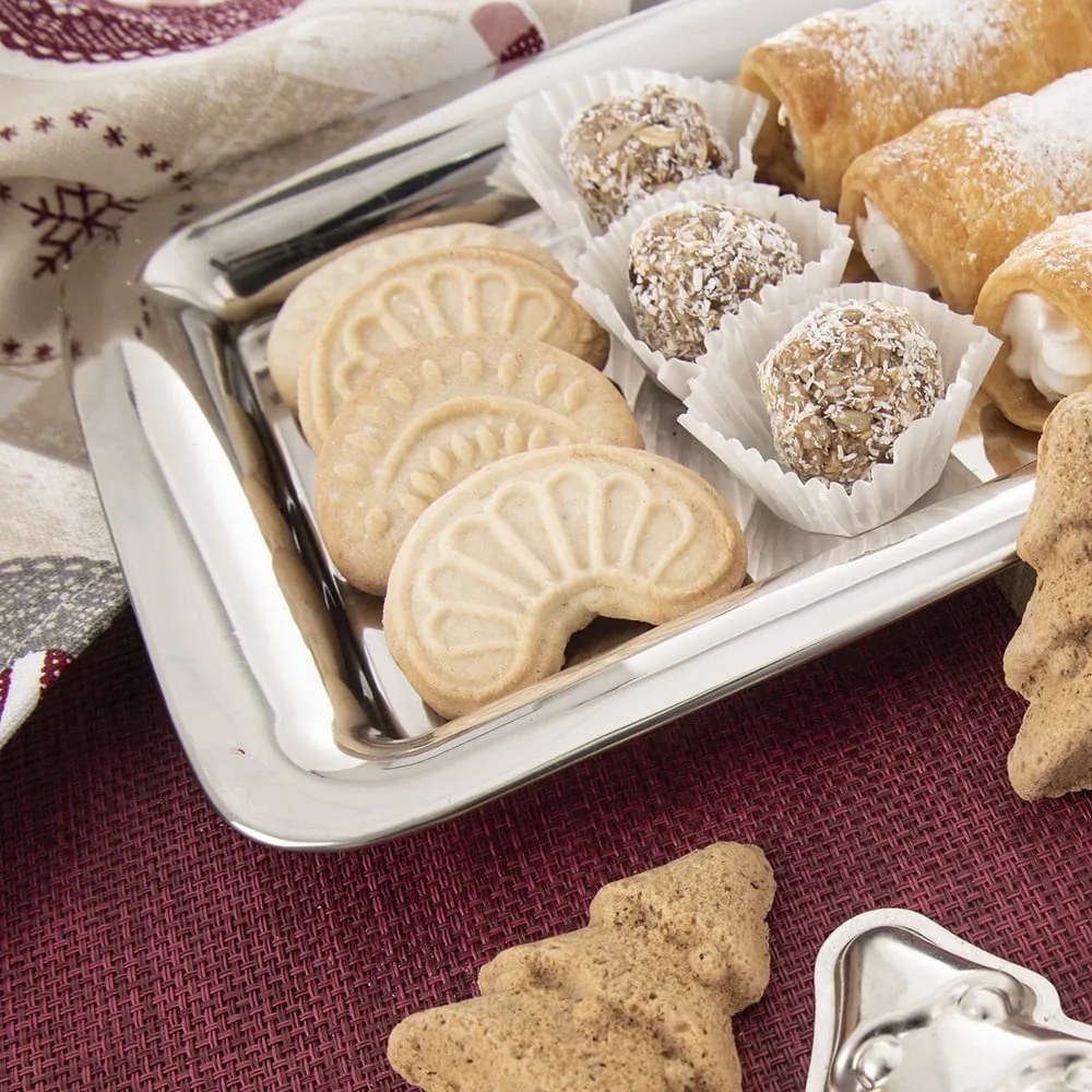 Tácka z nehrdzavejúcej ocele 17x38,5 cm Long – Orion