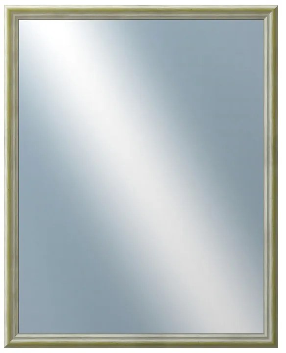 DANTIK - Zrkadlo v rámu, rozmer s rámom 40x50 cm z lišty Y-ka žltá linka (3127)