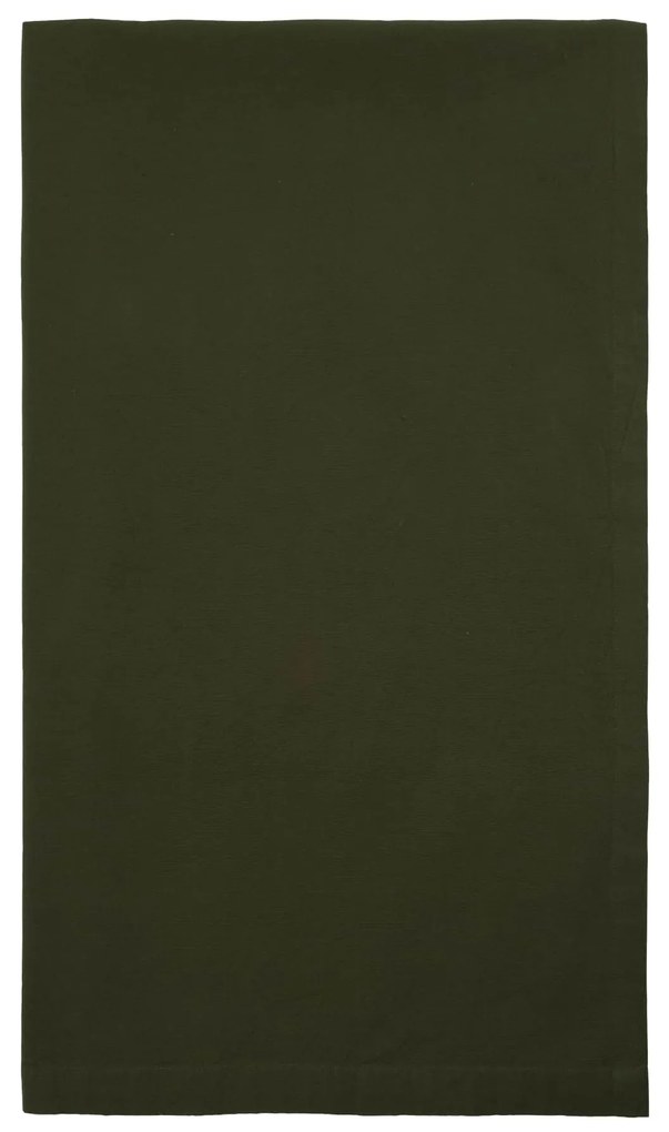 House Doctor Bavlnený obrus Real Dark Green 240 cm x 140 cm