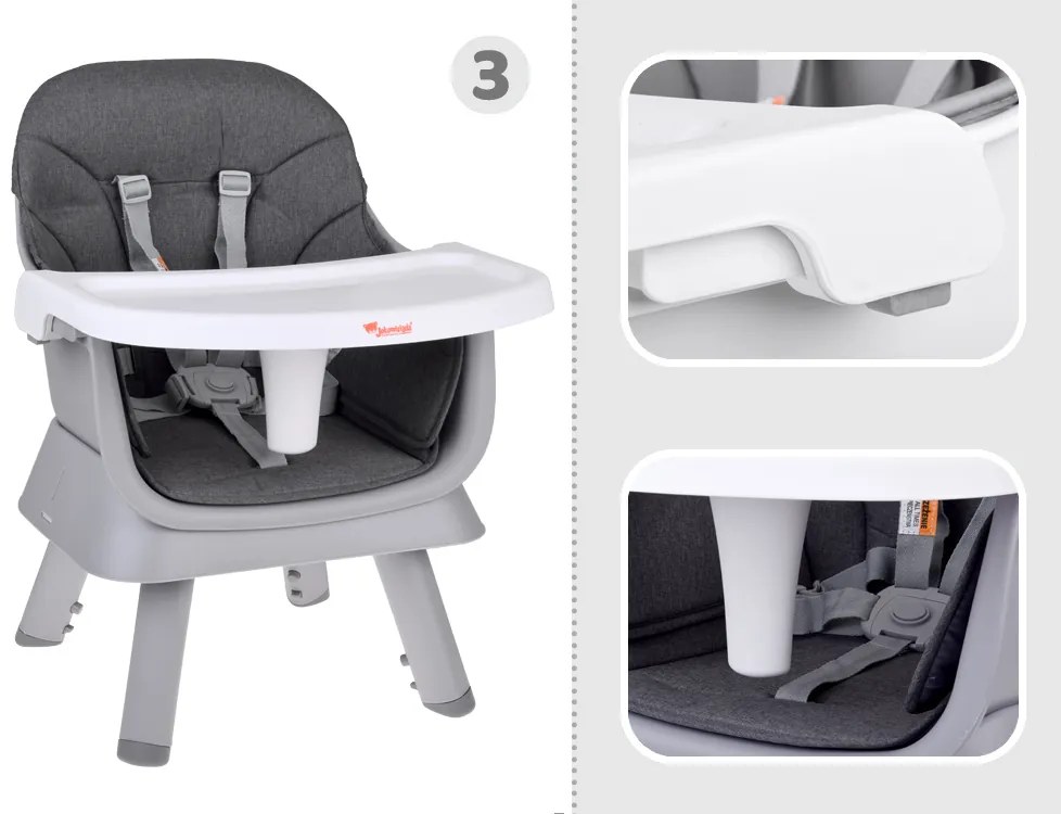 Multifunkčná detská stolička 6v1 ZA5664 – rastie s vaším dieťaťom