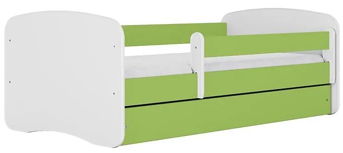 Detská posteľ Babydreams+Sz+M zelená 80x160
